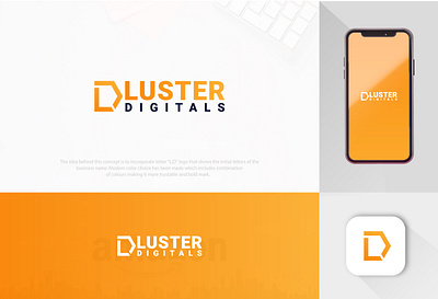 Luster Digitals brand brand identity branding branding kit logo logo design