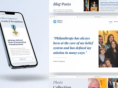 An elegant design for a personal website app design design graphic design inspiration logo personal blog personal website ui ui trends user experince user interface ux web design web site