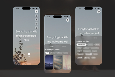 Motivation - Quotes App Design Detail Page affirmation android application ui design daily affirmations daily quotes design ios mobile mobile app mobile design motivation quotes self care ui ui design ux
