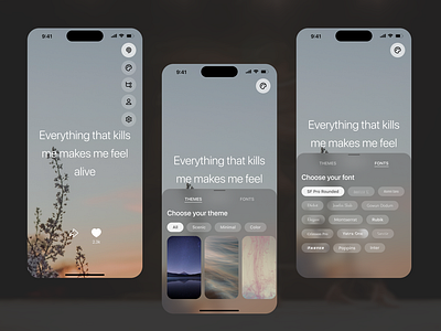 Motivation - Quotes App Design Detail Page affirmation android application ui design daily affirmations daily quotes design ios mobile mobile app mobile design motivation quotes self care ui ui design ux