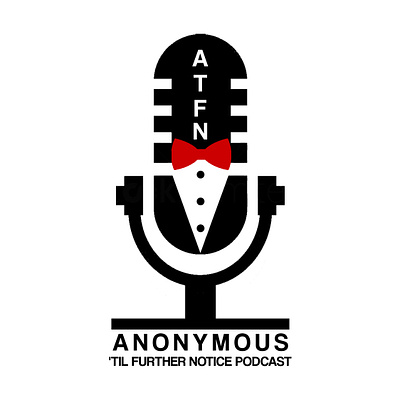 ATFN Podcast Logo branding design graphic design logo podcast vector