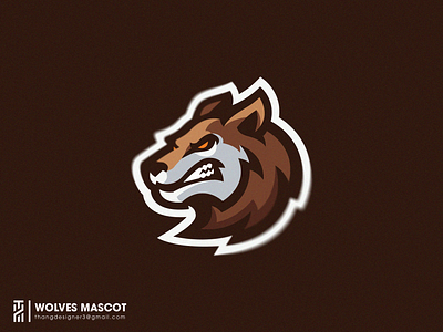 Wolf design graphic design illustration logo