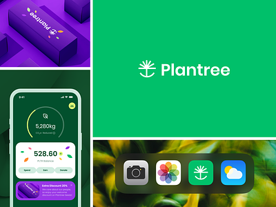 Plantree - Brand feeling app brand branding clean coin colorful forest gamification mobile mood plant product token trees web3