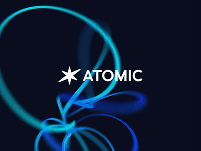 Atomic ai animation artificial inteligence atom brand strategy branding design graphic design illustration logo product design rnk ui ui design ux ux design ux strategy visual identity web design website