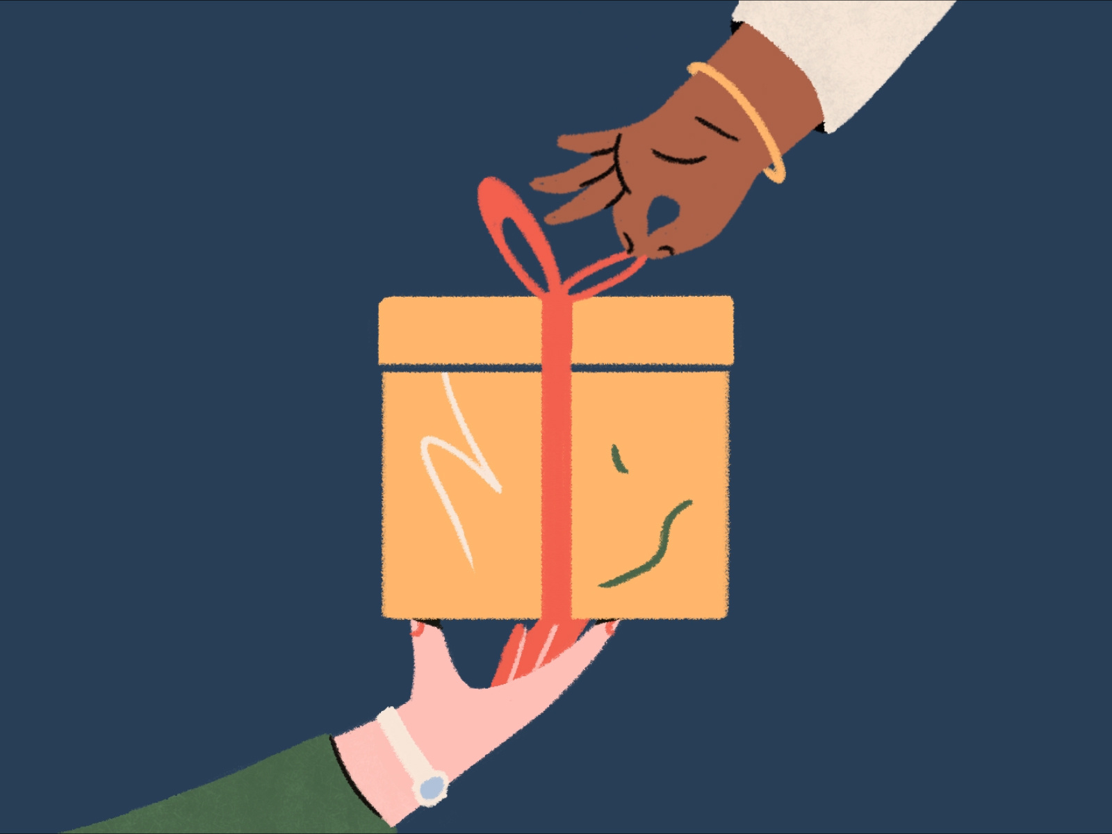 Birthday Gift 20 years abstract abstract art animation anniversary appear birthday colorful cute gesture gift give hands illustration motion graphics present