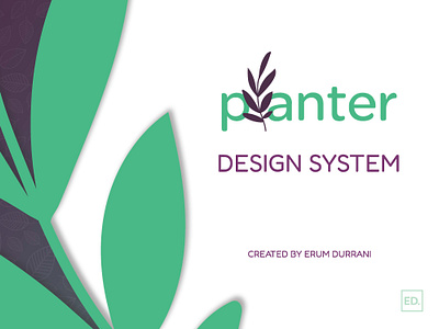 Planter Design System brand identity branding graphic design interaction design mobile app