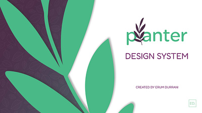 Planter Design System brand identity branding graphic design interaction design mobile app