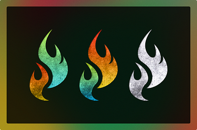 Flame Logo branding figma fire flame gradient logo