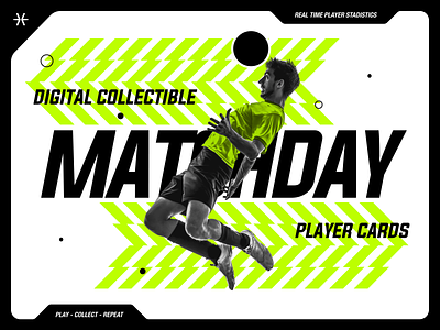 MATCHDAY: Graphic elements app blockchain brand brand identity branding color palette dtailstudio font football game guidelines icons identity logo logo design logotype marketplace nft soccer visual identity