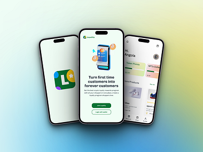 Web3 Dapp customer loyality app app design designinspiration reward ui web3