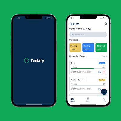 Taskify- Task Tracking App branding design graphic design illustration ui ux website