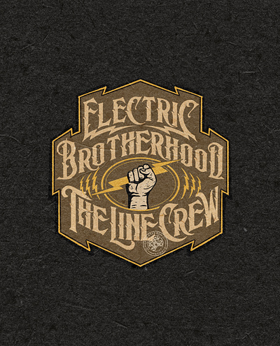 Electric Brotherhood branding company brand logo company branding company logo design graphic design illustration logo typeface