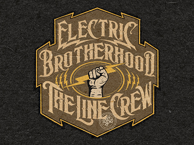 Electric Brotherhood branding company brand logo company branding company logo design graphic design illustration logo typeface