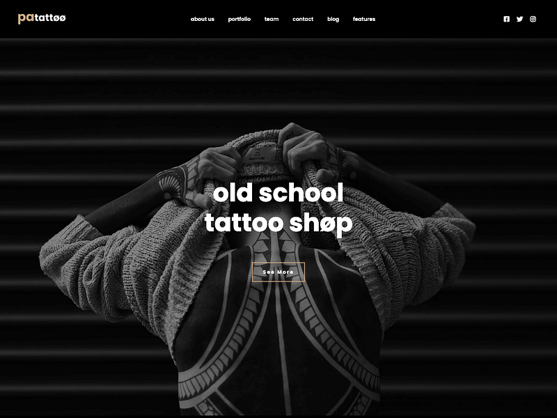 Tattoo Website designs, themes, templates and downloadable graphic ...