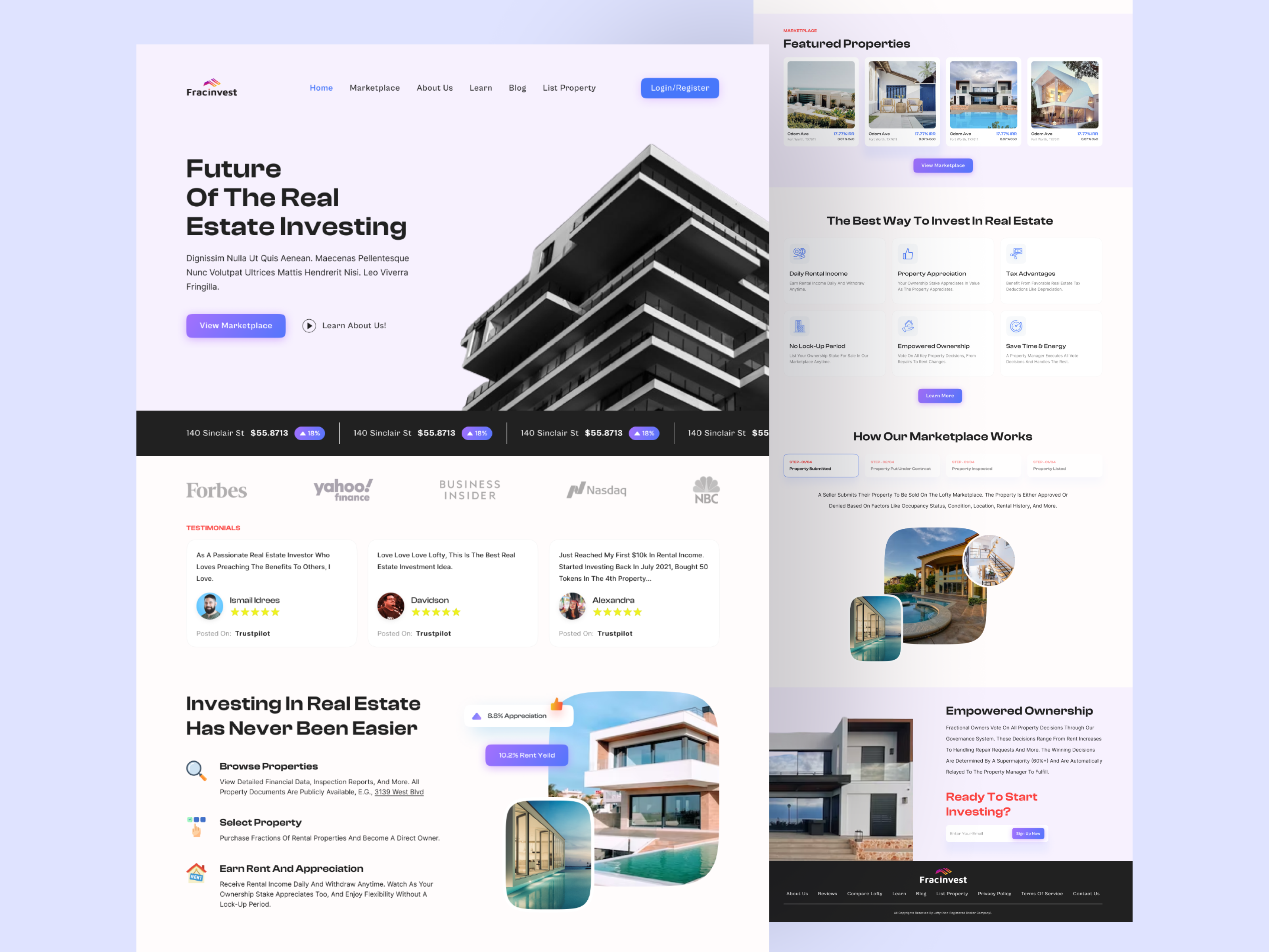 Example of Design And No Code Development (Framer)