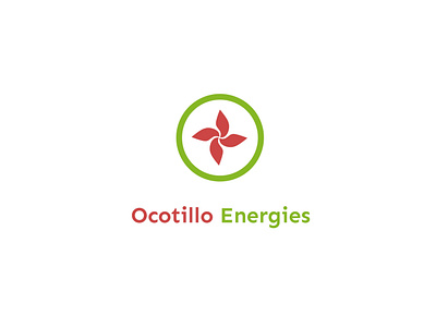 Logo design | Ocotillo energies brand branding design graphic design illustration logo logo design vector virtual identify