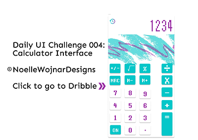 Daily UI Challenge: 90s Cup Calculator calculator dailyui design ui ux