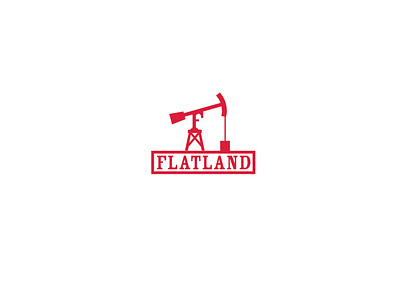 Logo design | FLATLAND brand branding illustration logo design