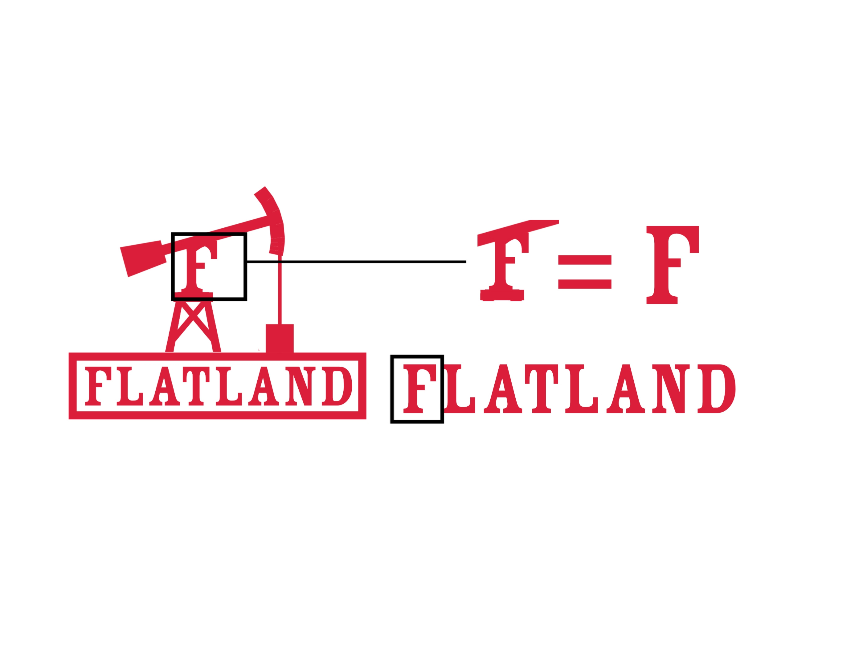 Logo design FLATLAND by Youssef Mizani on Dribbble