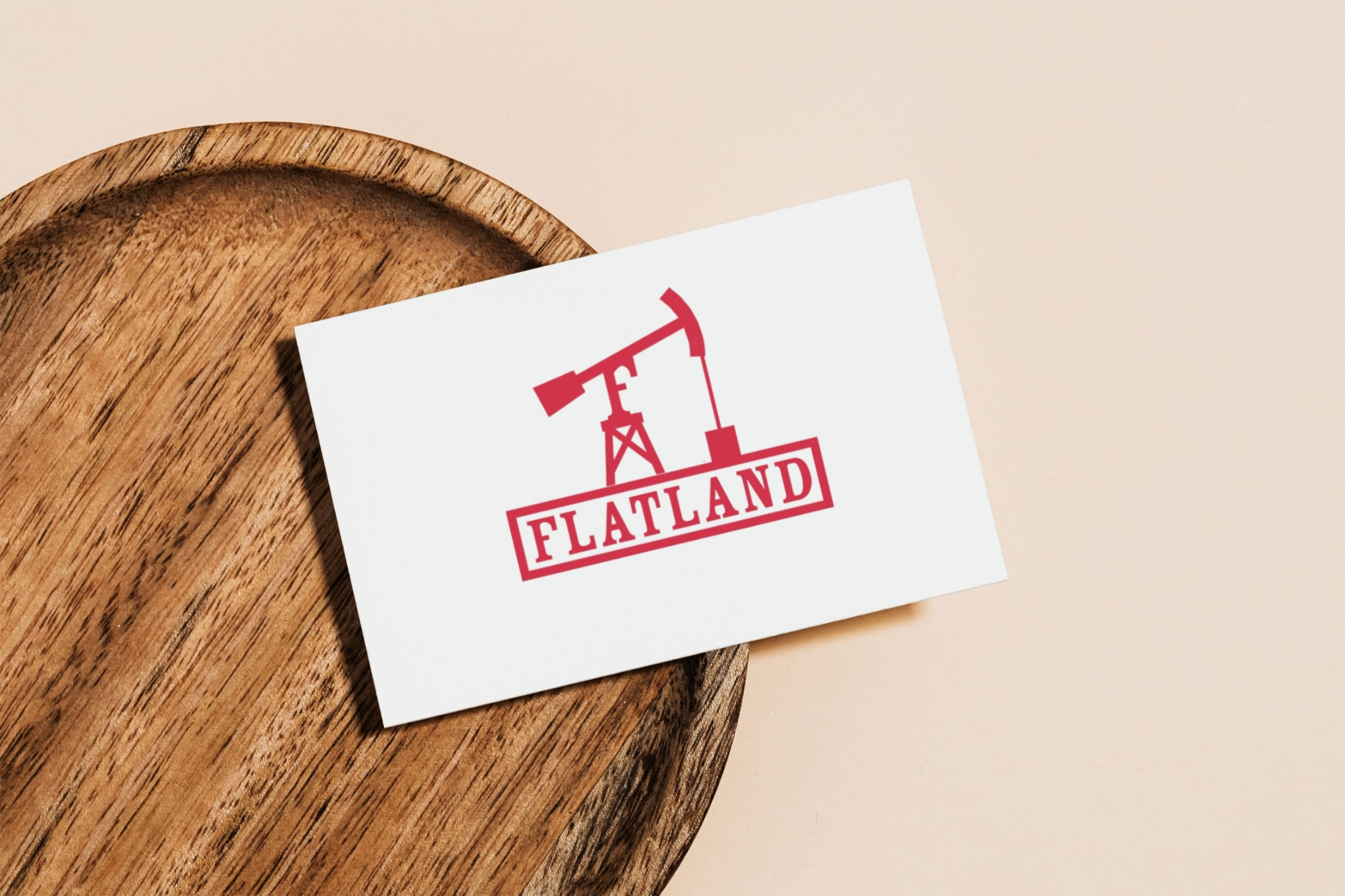 Logo design FLATLAND by Youssef Mizani on Dribbble