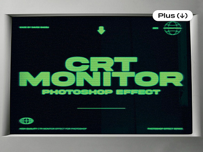 CRT Monitor Effect crt download effect filter matrix monitor old photo pixel pixelbuddha psd retro screen vhs vintage y2k