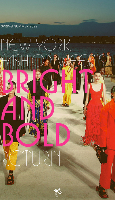 Digital Magazine - NYFW branding campaign catalogue clothing design digital fashion graphic design magazine pdf text