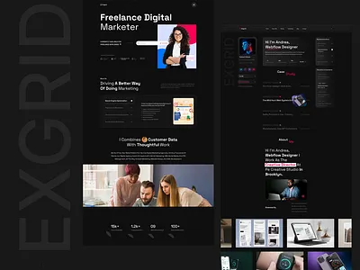 Personal Portfolio corporate theme landing page personal portfolio portfolio template design web design