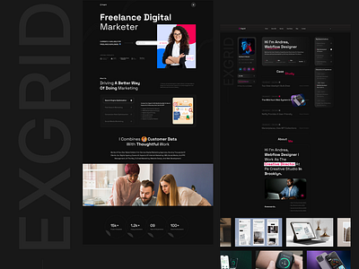 Personal Portfolio corporate theme landing page personal portfolio portfolio template design web design