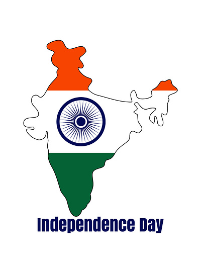 Happy independence day India greetings. vector Design editable