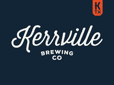 KBC — unused concept badge beer brand identity brand mark branding brewery cans craft hill country icon identity mark lettering logo river script symbol texas texture topographic typography