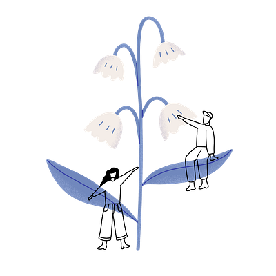 Flower Friends design graphic design illustration texture