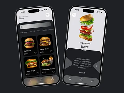 Food delivery app ai ai app app app design app ux concept creative ui delivery app design food delivery interface ios iphone mobile app shopping ui userexperience ux