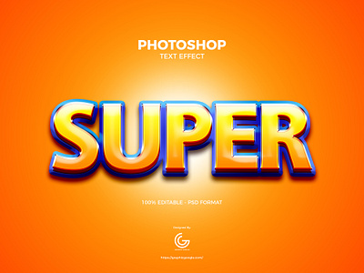 Free Super Photoshop Text Effect text effect