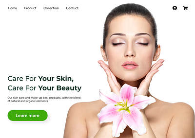 Branding for SkinCare Products branding creativity design mockup ui website