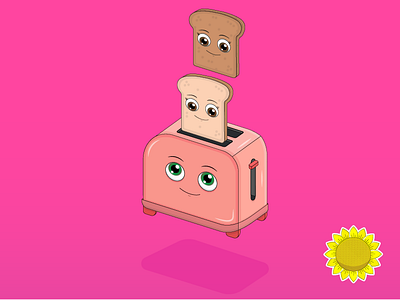 Toasty animation illustration motion graphics