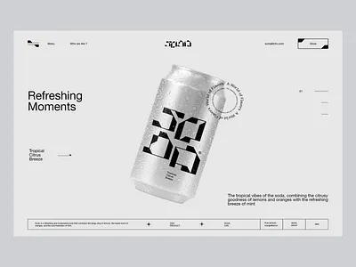 SODA Website branding graphic home homepage layout product page ui uiux user experience user interface ux web web design web designer website