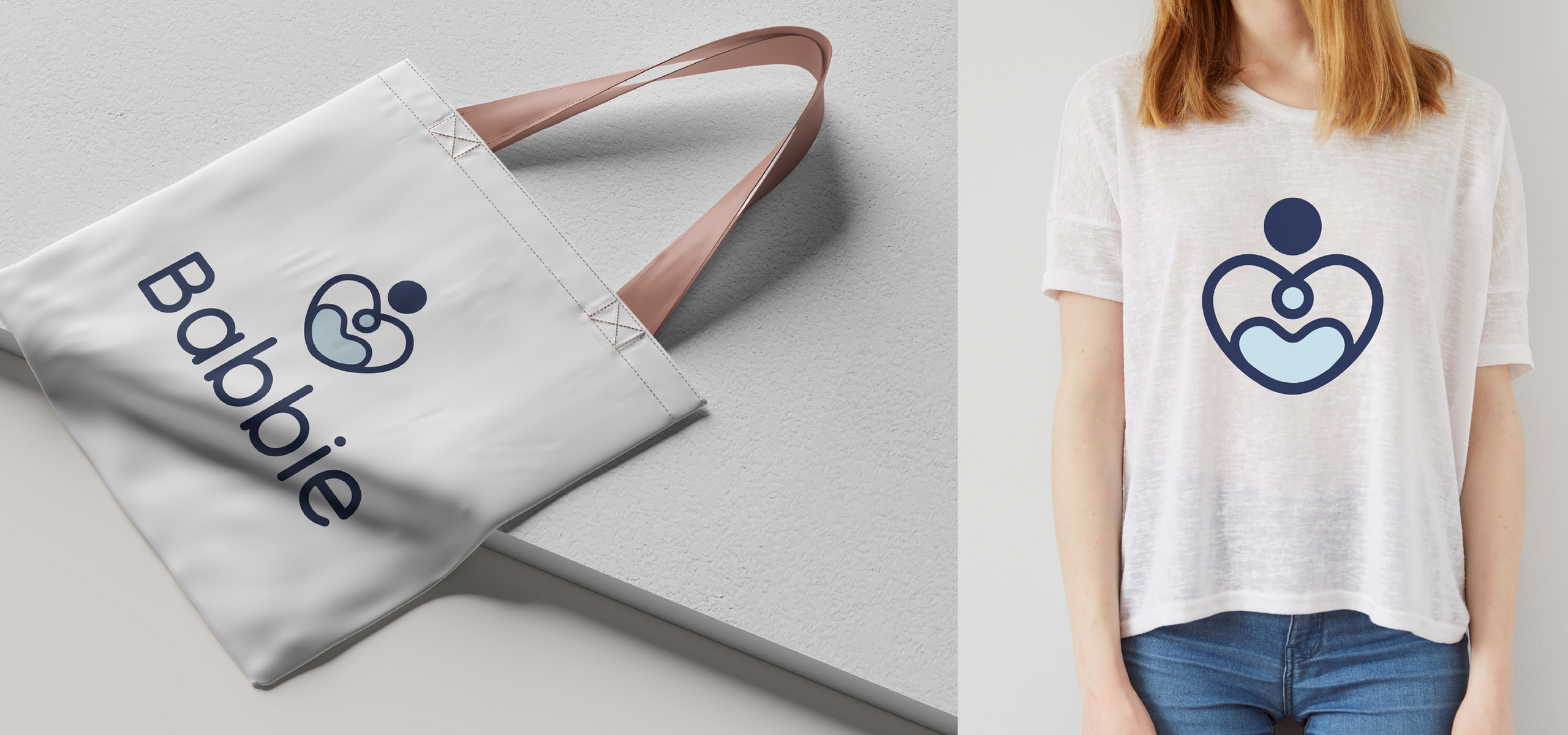Babbie Logo Design baby brand identity branding design graphic design illustration logo logo design marketing maternity parental platform