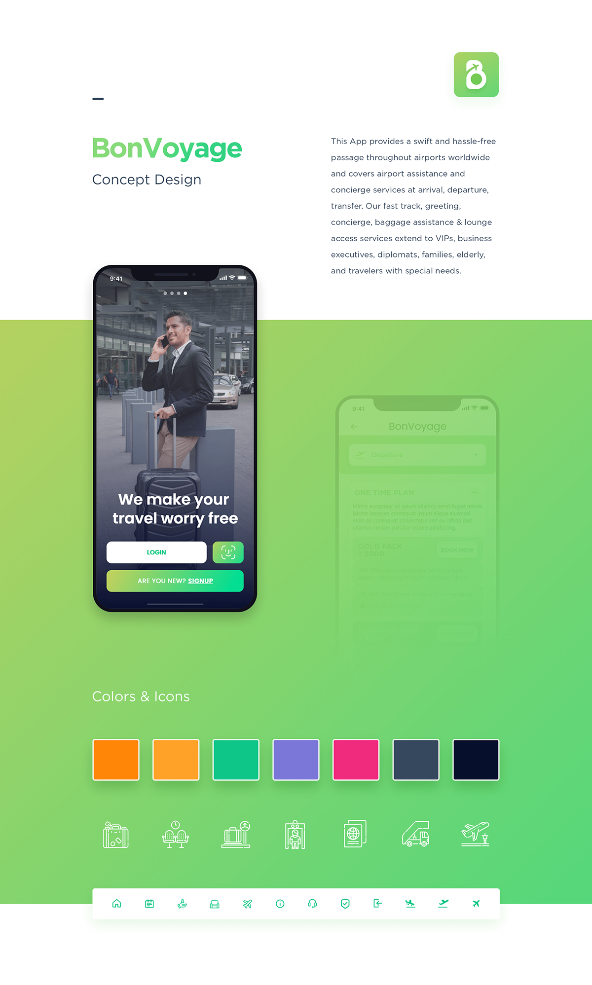 BonVoyage: Luxury Self-Service Concierge product design ui uiux
