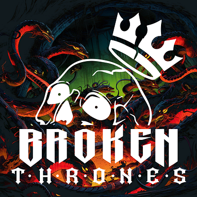Broken Thrones - Metal Band Identity branding graphic design identity logo music