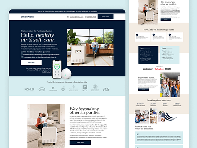 Landing Page // EnviroKlenz branding design graphic design web desi web design