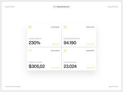 UI Component — $N.0010/ app atomic design button card component dashboard design system interface mobile module ui user web website