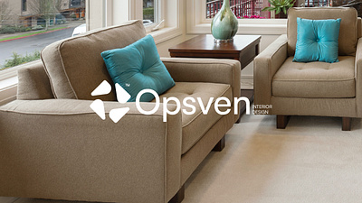 Opsven Interior Design brand brand identity brand identity design branding design furniture graphic design icon interior interior design logo logo design logo designer