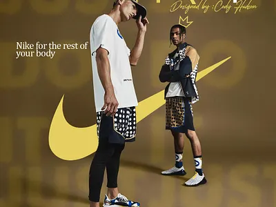 NIKE branding design graphic design illustration logo nike social media post design typography