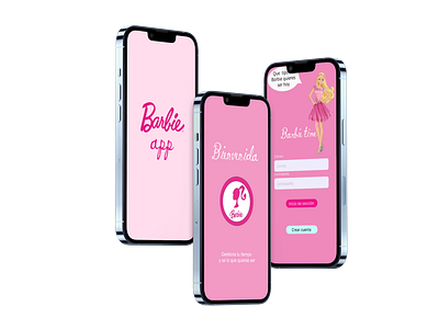 Aplicación Móvil Barbie design graphic design por ui ux