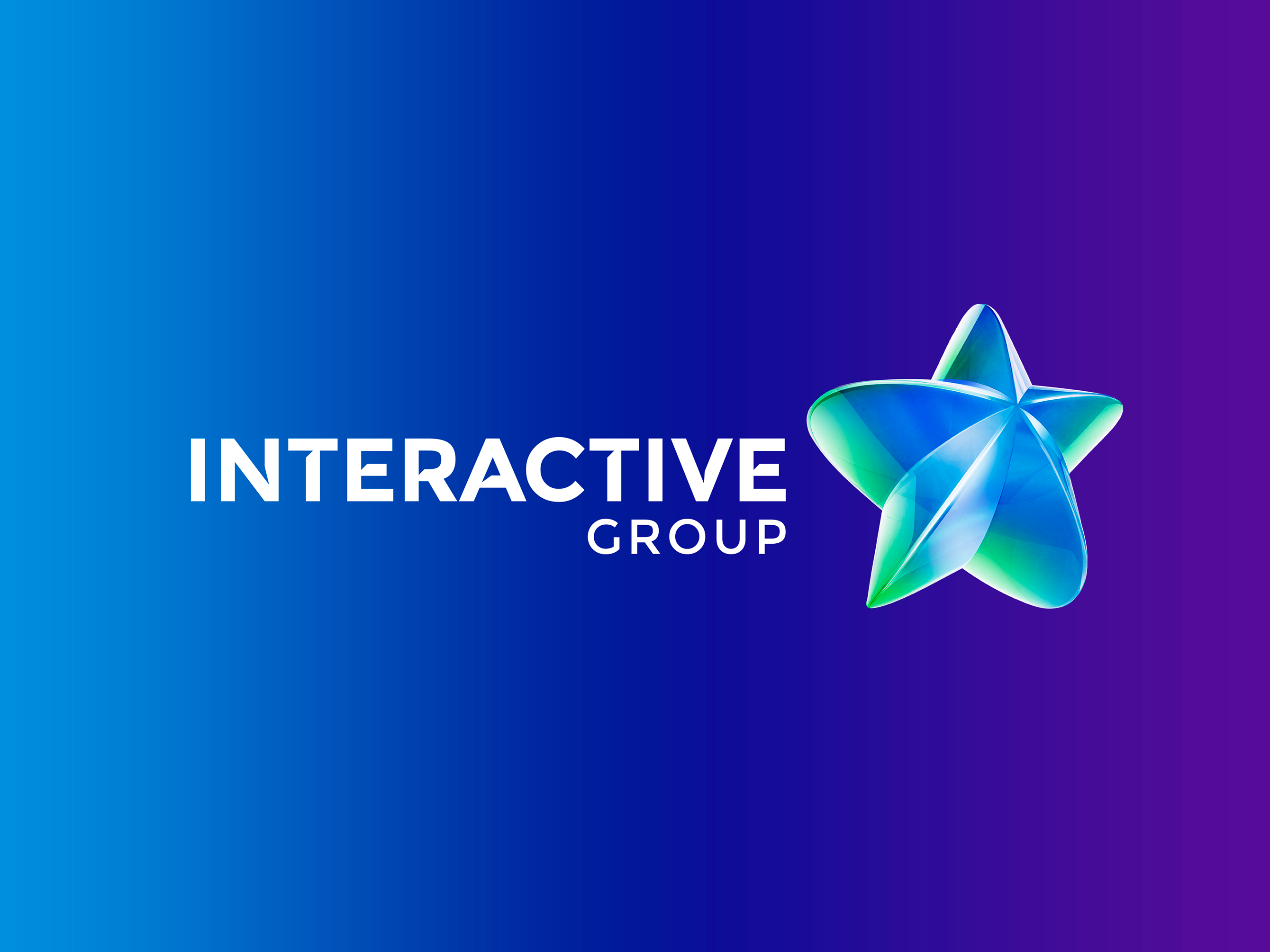 Interactive Group 3d brand guidelines branding communication crescent digital flexible identity graphic design iconography icons logo object logo stationery tech technology ui website