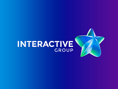 Interactive Group 3d brand guidelines branding communication crescent digital flexible identity graphic design iconography icons logo object logo stationery tech technology ui website