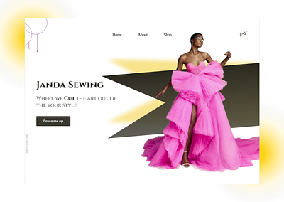 Janda Sewing | Personal Project branding design graphic design illustration sewing ui