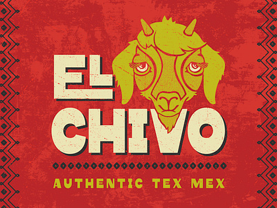 EL CHIVO - TEX MEX BRANDING EXPLORATION branding design goat graphic design illustration logo restaurant tex mex typography vector