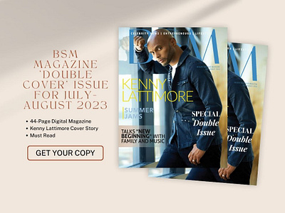 BSM Magazine 'Double Cover' Issue for July-August 2023 branding creative direction editorial design graphic design layout magazine magazine design magazine layout
