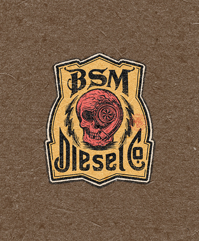 BSM Diesel Co. branding company brand logo company branding company logo design graphic design illustration logo typeface